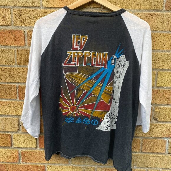 TRUE Vintage 1977 Led Zeppelin Stairway To Heaven Band T Shirt - Picture 15 of 16